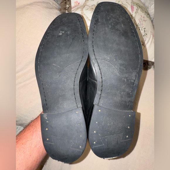 Elegant Blake McKay Black Leather Slip-On Loafers - Picture 5 of 5